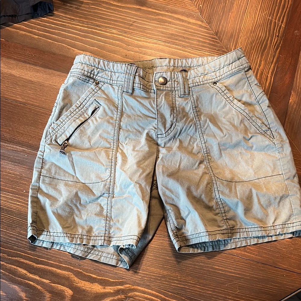 Title nine Tan Athletic Shorts with Durable Material